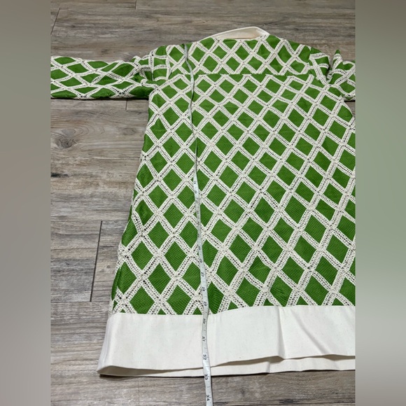 Tuckernuck Women's Kelly Green Crochet Collier Dress, Size XS - Picture 9 of 10
